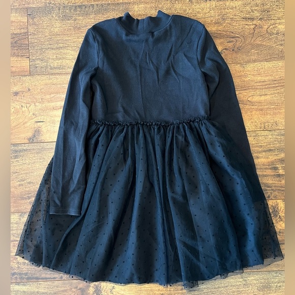 GAP Kids Girls Black Turtleneck/Tutu Dress Size Small EUC - Picture 4 of 4